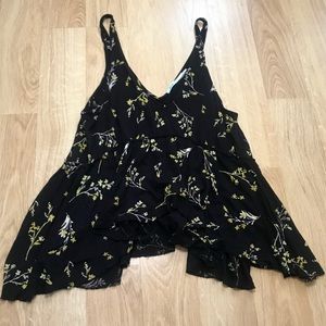 UO Kimchi Blue Celestial Dreams Floral Tank Top